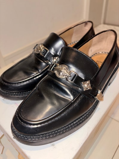 TOGA VIRILIS Metal loafer "BLACK POLIDO"