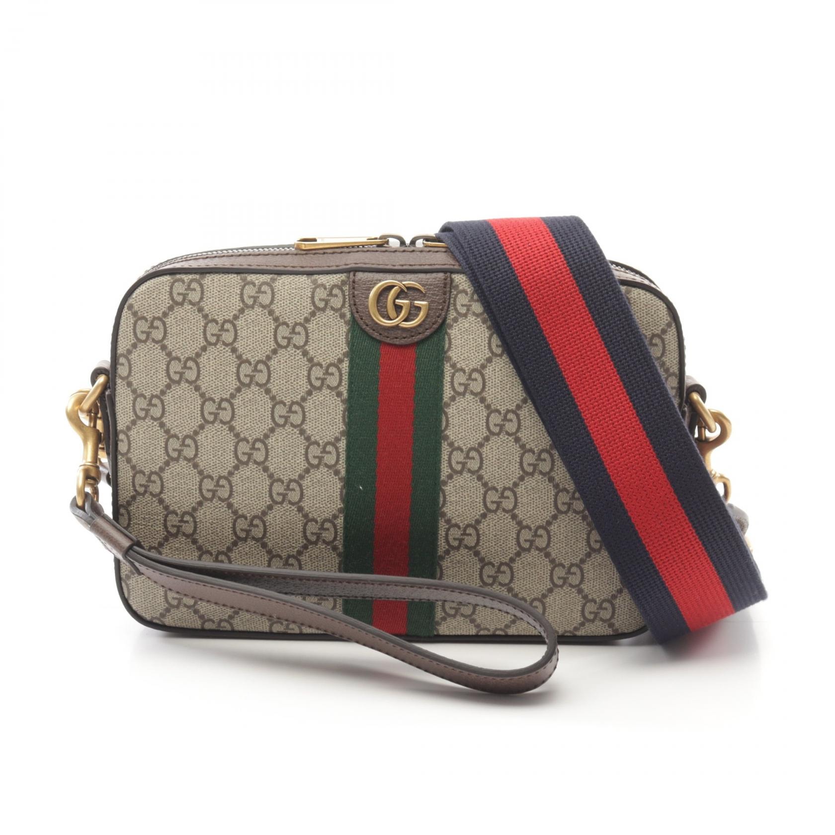 グッチ GUCCI GGスプリーム シェリーライン ショルダーバッグ バッグ PVCコーティングキャンバス レザー レディース ベージュ系 / ブラウン系 6994399C2ST8920 【新品】