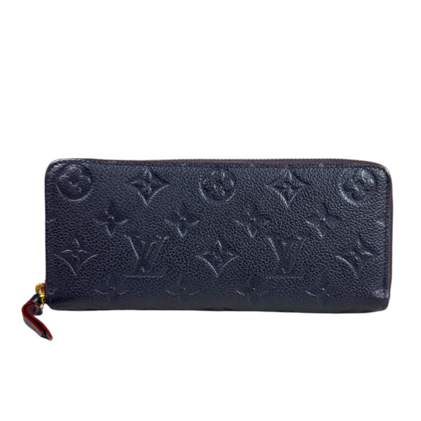 ルイヴィトン ポルトフォイユ クレマンス モノグラムアンプラント 長財布 モノグラムアンプラント M69415 レディース LOUIS VUITTON  中古