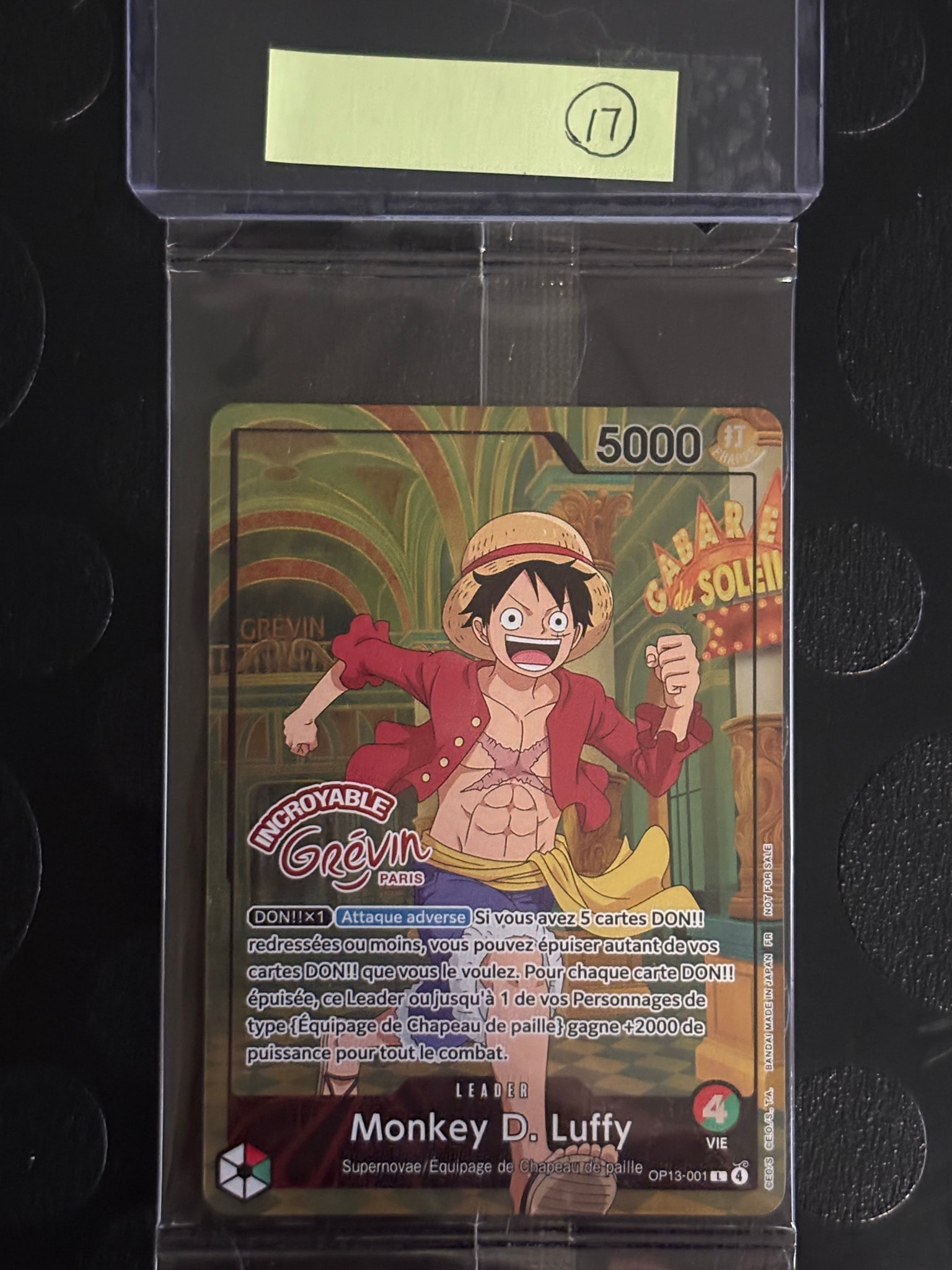 モンキー・D・ルフィ L [OP13-001]【フランス語版】(プロモーション