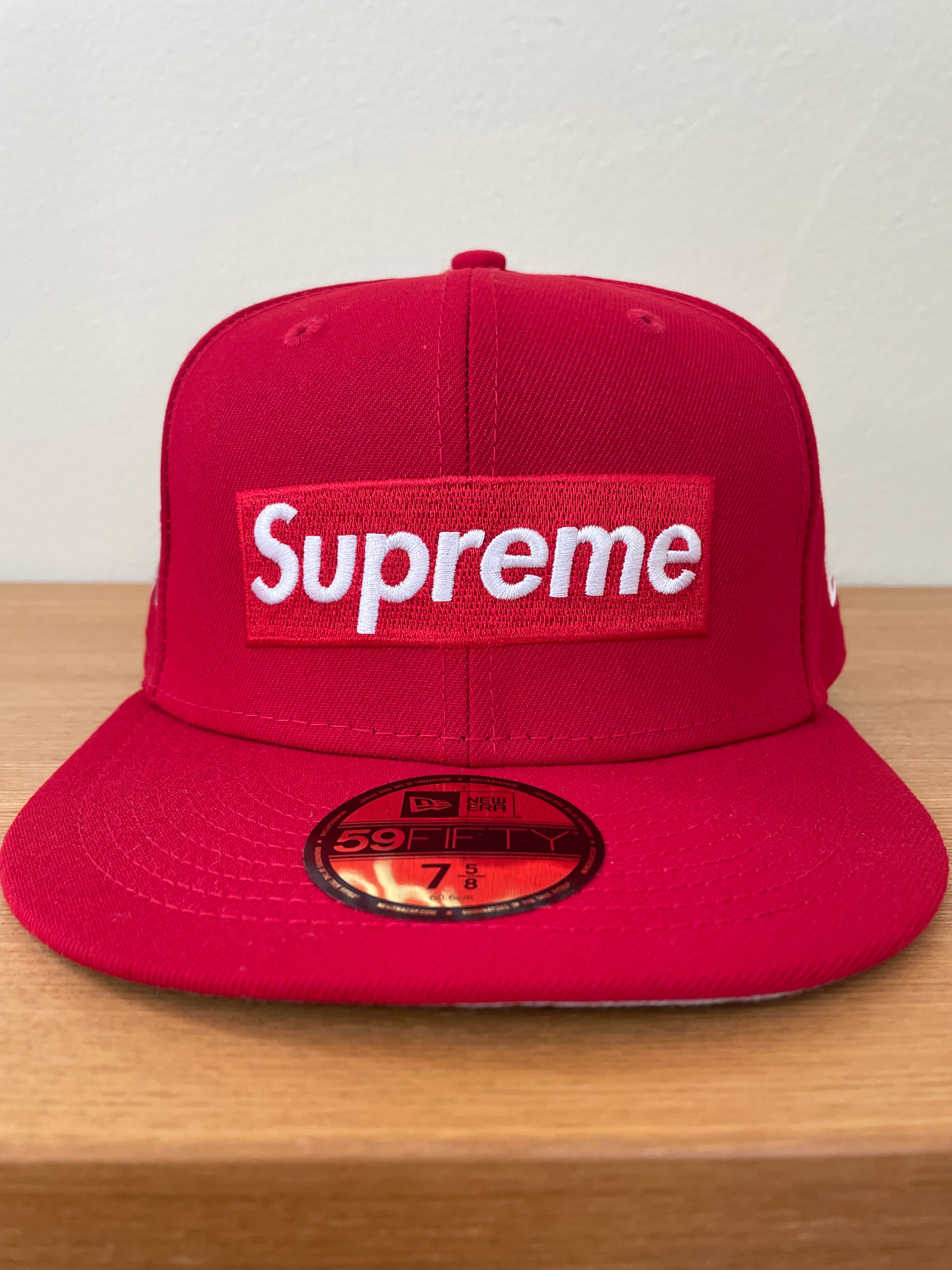 Supreme Money Box Logo New Era "Red"