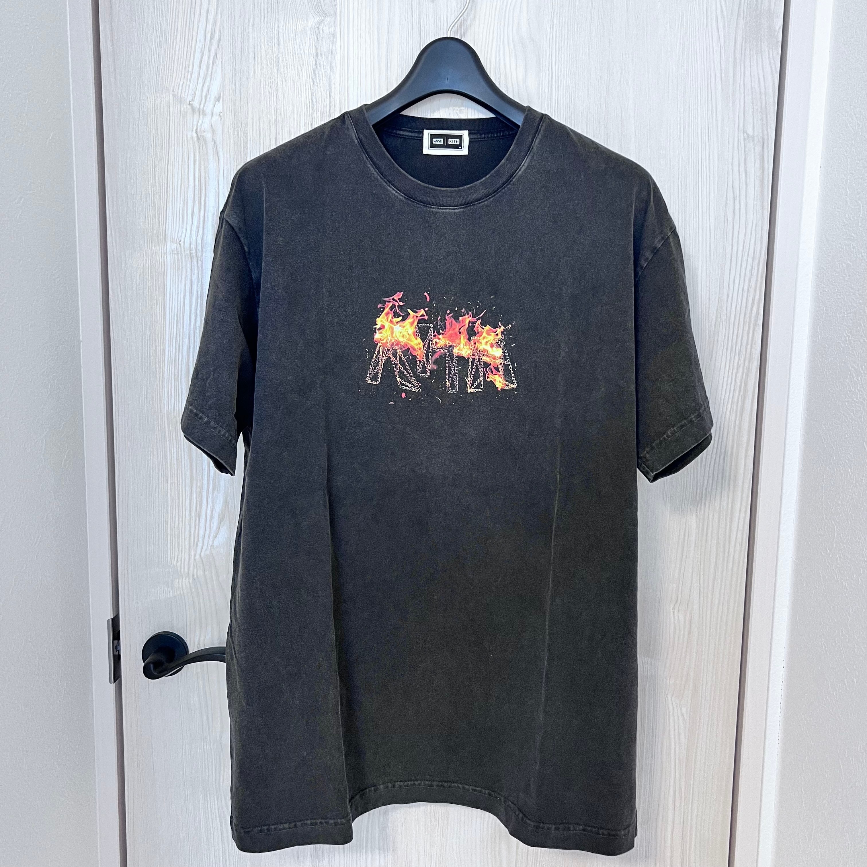 Kith x Marvel Ghost Rider Vintage Tee "Black"
