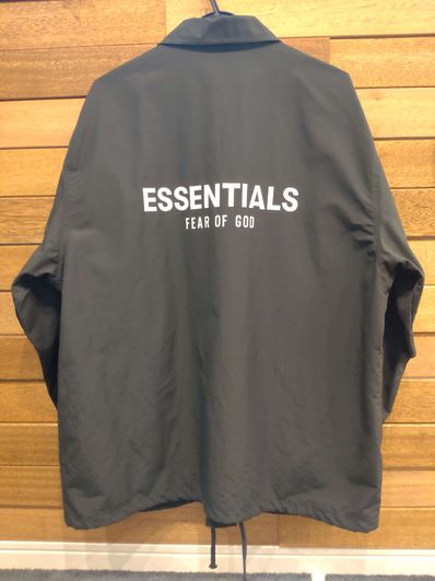 FEAR OF GOD ESSENTIALS Coach Jacket "Black"