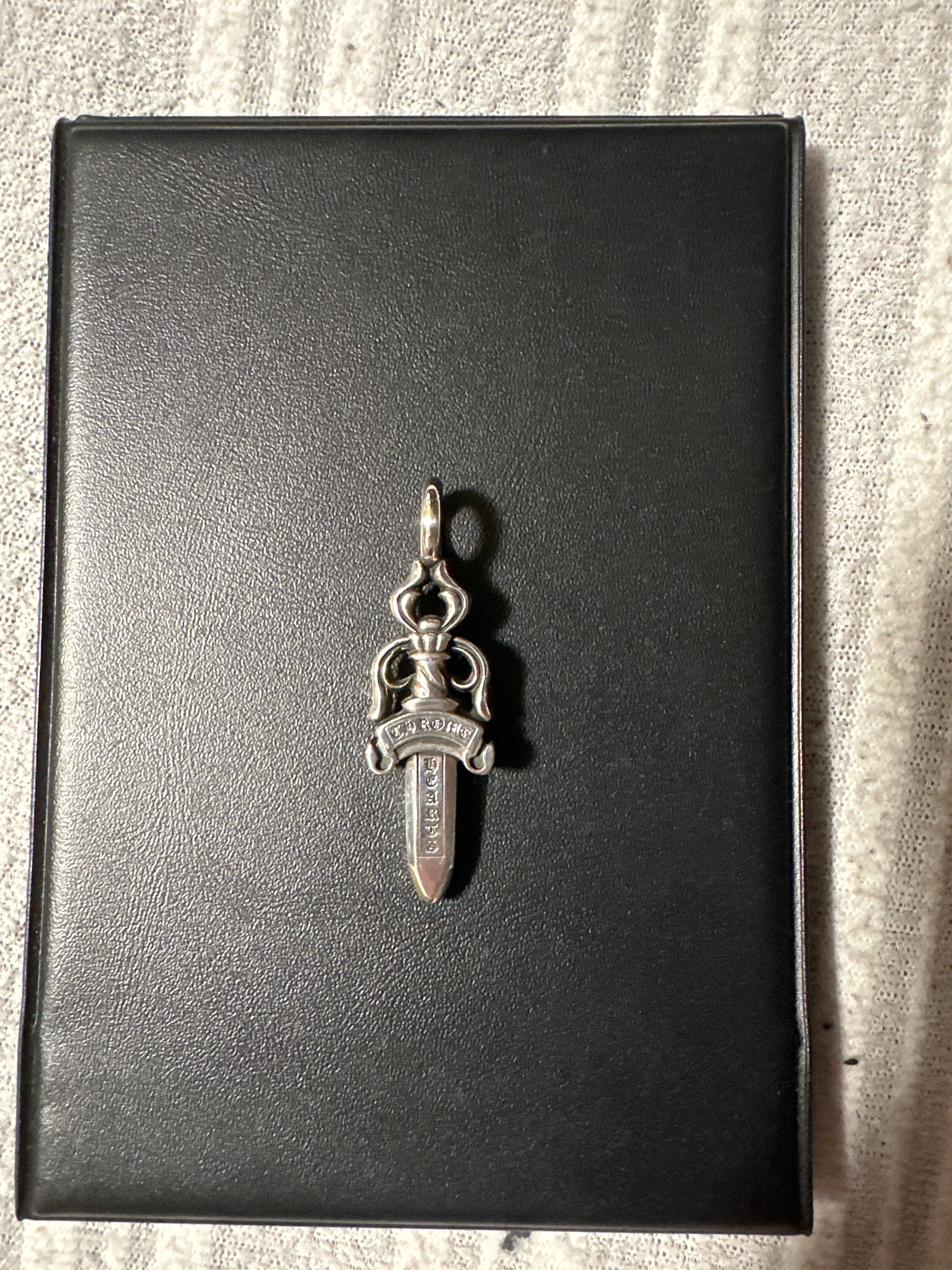 Chrome Hearts Double Dagger Pendant "Silver"