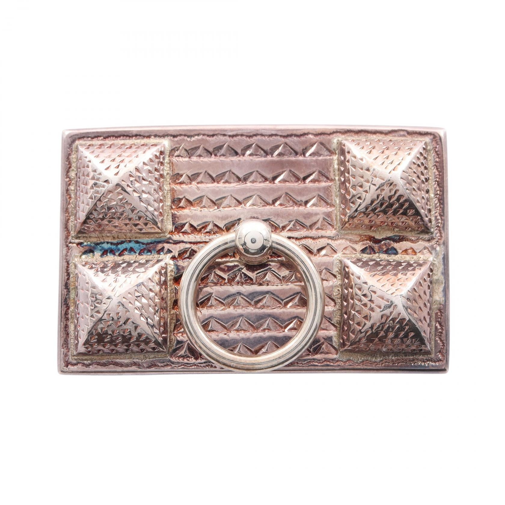 エルメス HERMES コリエドシアン ベルト バックル アクセサリー SV925 メンズ レディース シルバー系 【中古】