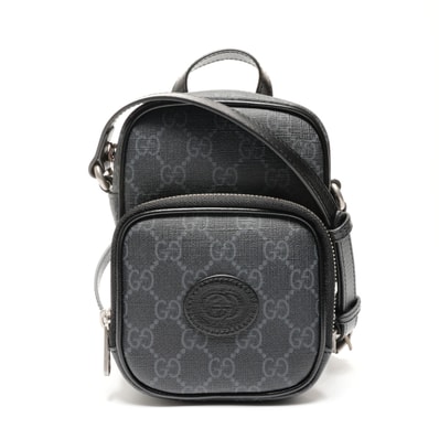 グッチ GUCCI GGスプリーム インターロッキングG ショルダーバッグ【中古】