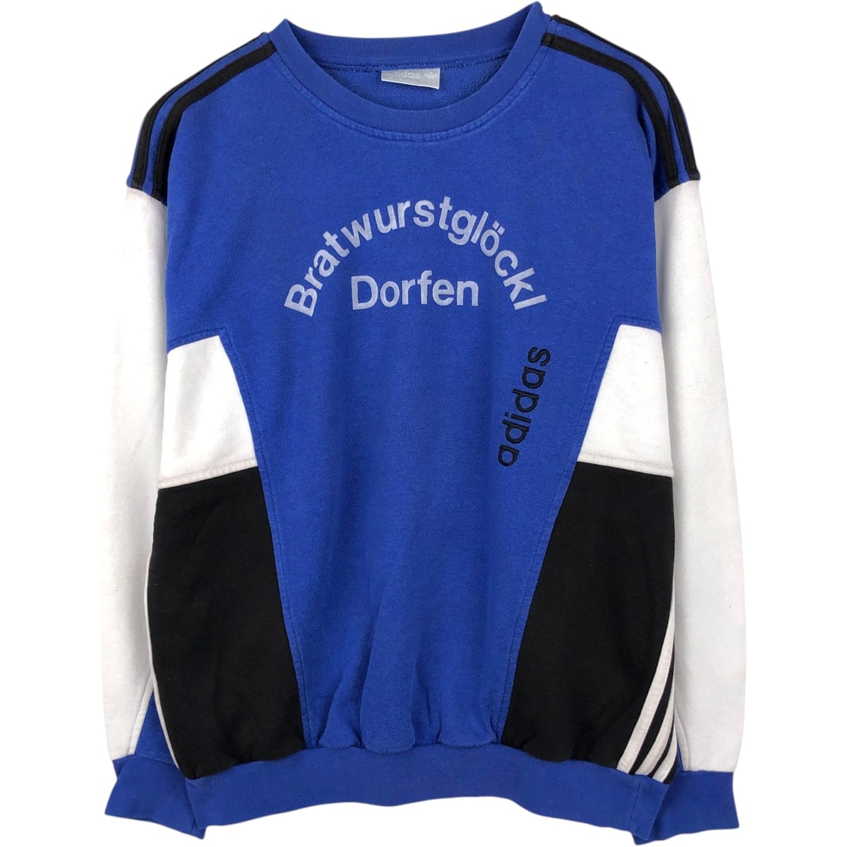 古着 70~80年代 アディダス adidas トレフォイルロゴ ロゴスウェットシャツ トレーナー メンズXL相当 ヴィンテージ/eaa635058