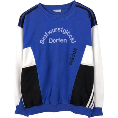 古着 70~80年代 アディダス adidas トレフォイルロゴ ロゴスウェットシャツ トレーナー メンズXL相当 ヴィンテージ/eaa635058