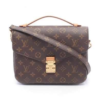 ルイ・ヴィトン LOUIS VUITTON ポシェット メティス MM モノグラム 2WAY ハンドバッグ バッグ PVCコーティングキャンバス レザー レディース ブラウン系 M44875 【中古】