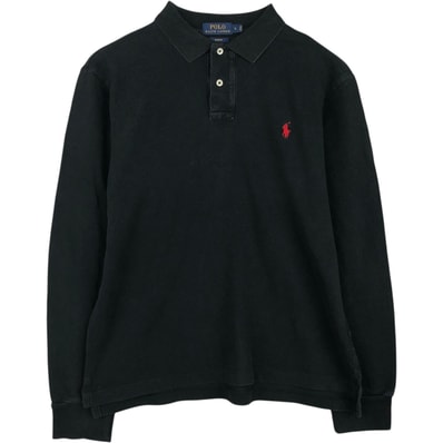 古着 ラルフローレン Ralph Lauren POLO RALPH LAUREN SLIM FIT 長袖 ポロシャツ メンズL相当/eaa652825
