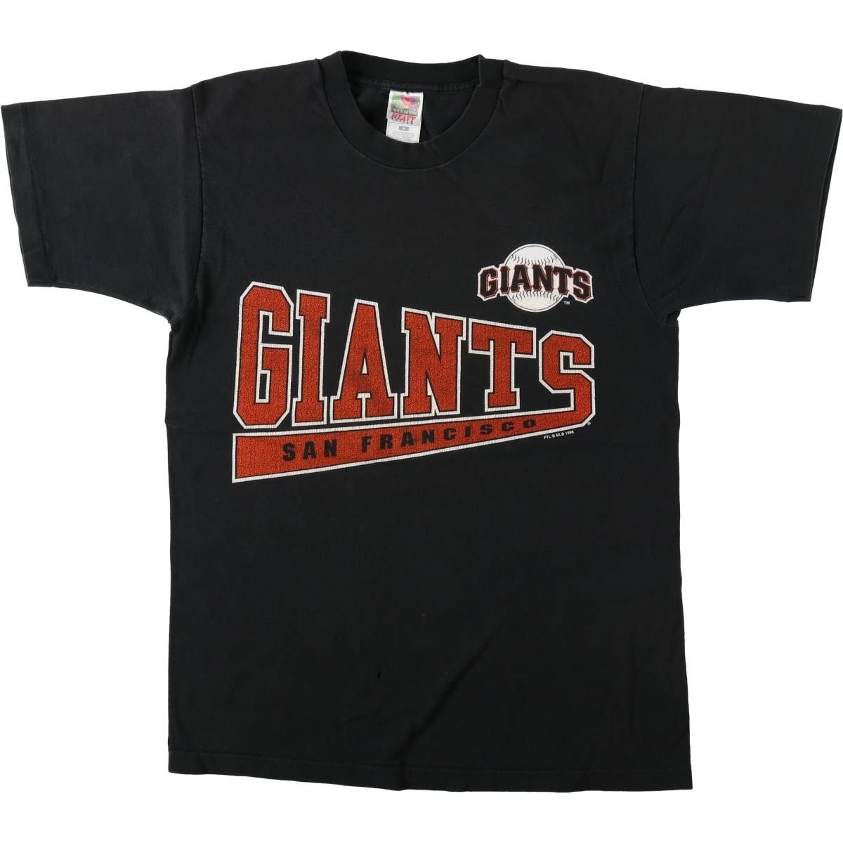 古着 90年代 フルーツオブザルーム FRUIT OF THE LOOM MLB SAN FRANCISCO GIANTS サンフランシスコジャイアンツ ロゴプリントTシャツ メンズM相当 ヴィンテージ/eaa621466
