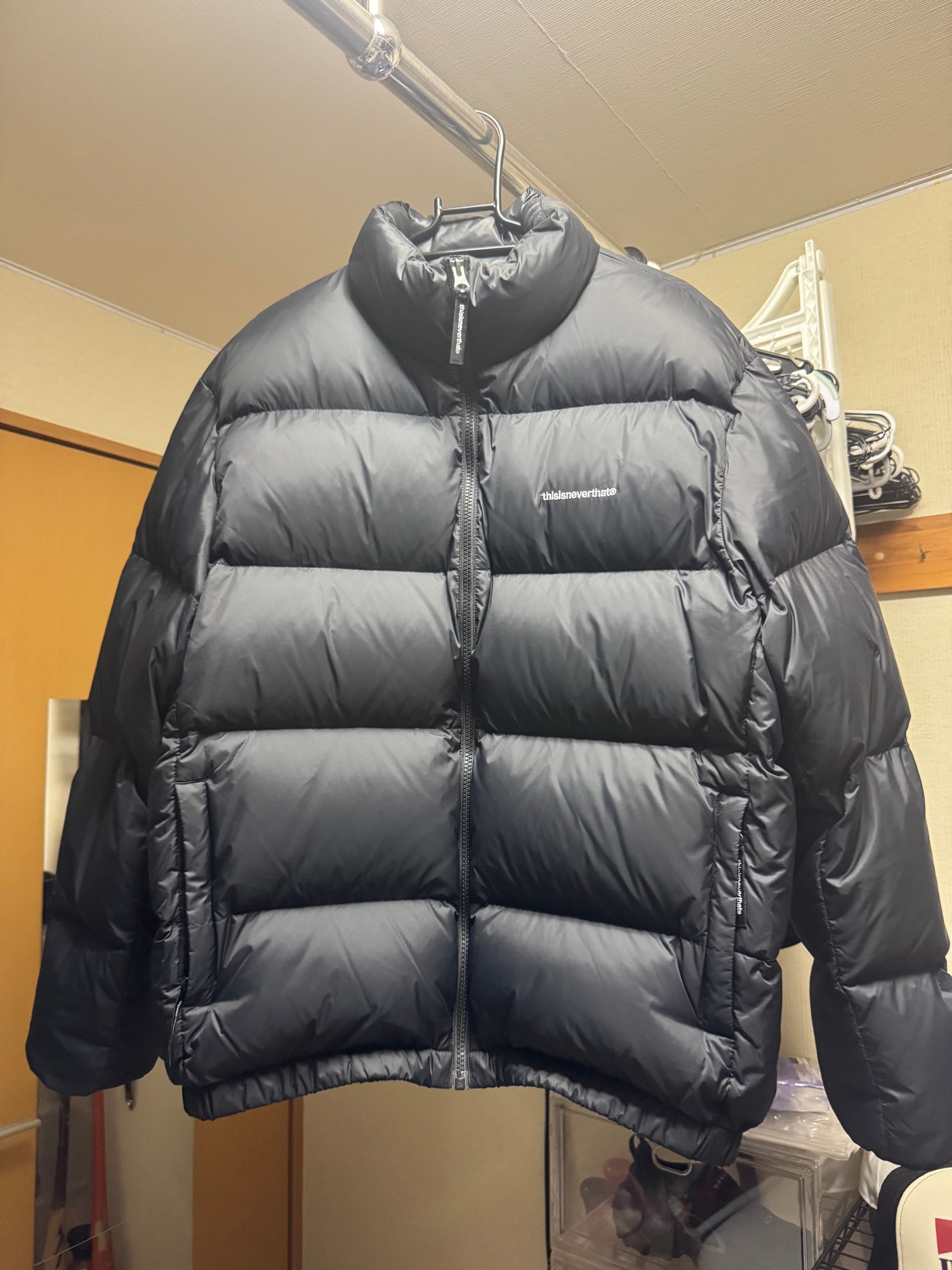 thisisneverthat Pertex T Down Jacket "Black"