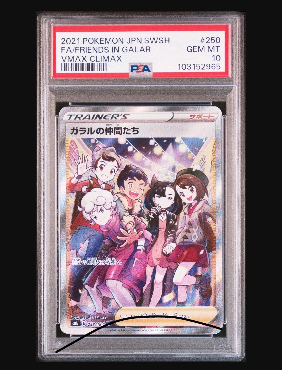 ガラルの仲間たち SR[S8b 258/184](ハイクラスパック「VMAXクライマックス」)