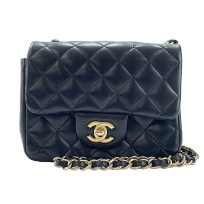 シャネル CHANEL ラムスキン ミニマトラッセ ショルダーバッグ【中古】