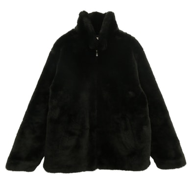 WACKO MARIA ワコマリア ジャケット 20AW 20FW-WMO-BL06 FUR COACH JACKET フェイクファー コーチ ジャケット ブラック系 M【中古】