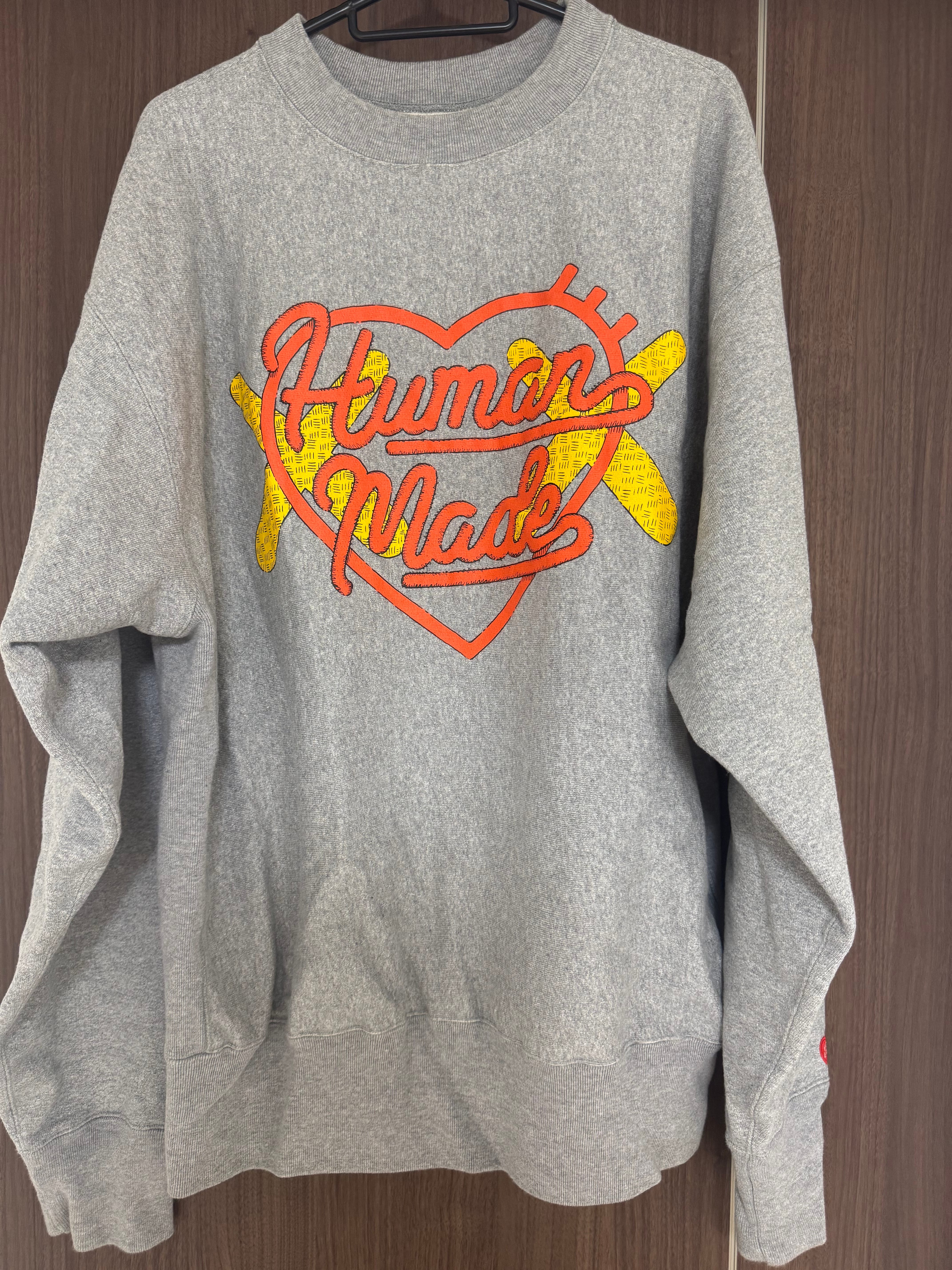 HUMAN MADE x KAWS Made Sweatshirt "Gray"