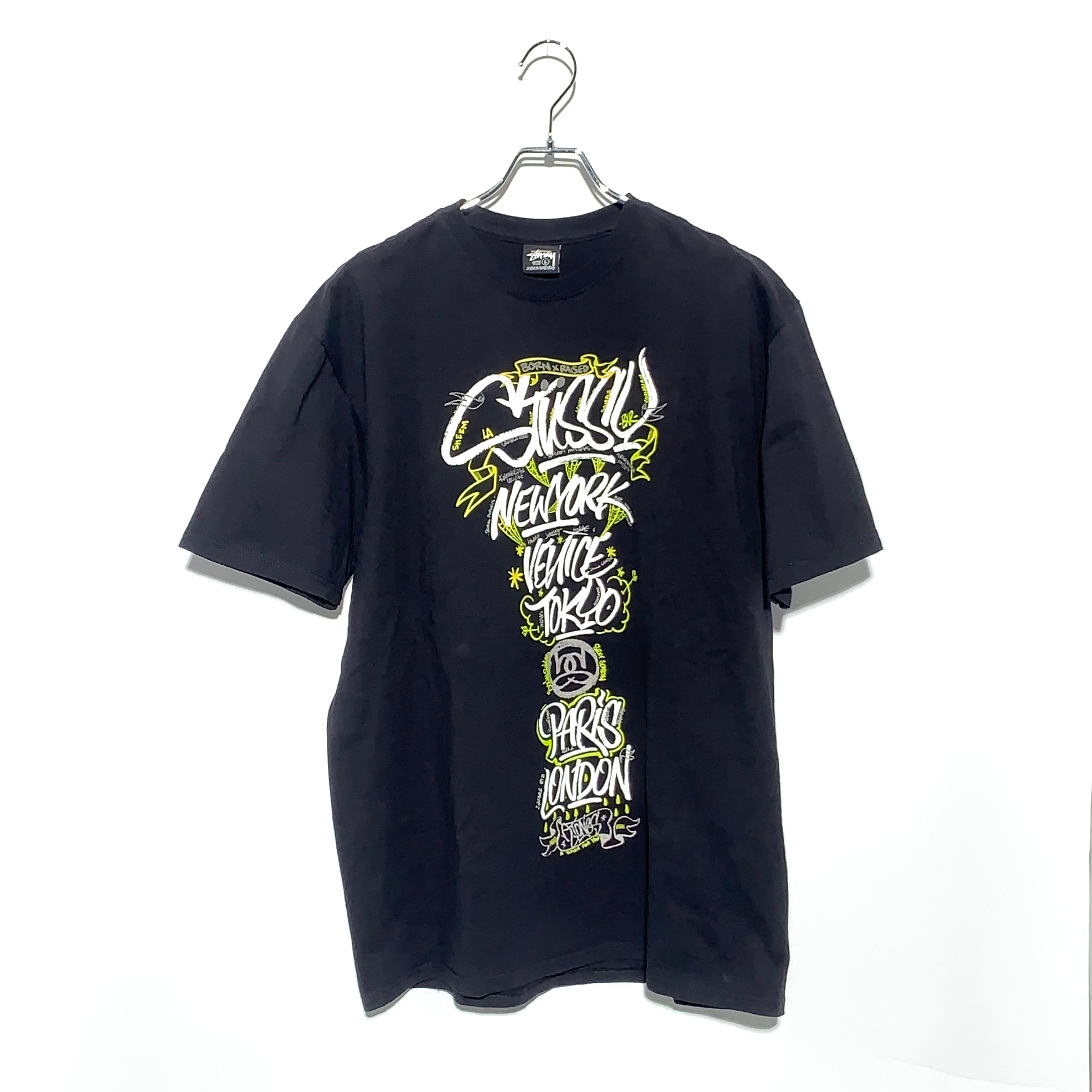 Stussy Born x Raised Handstyles Tee "Black"