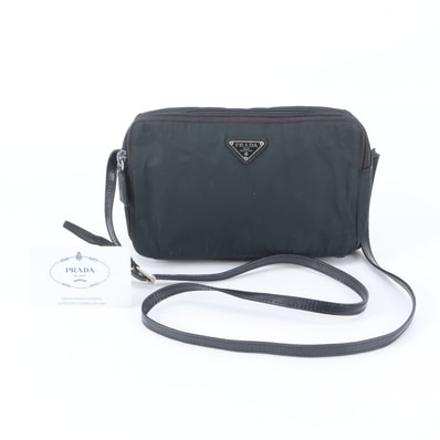 ■美品 プラダ テスート ナイロントライアングルロゴ B6559