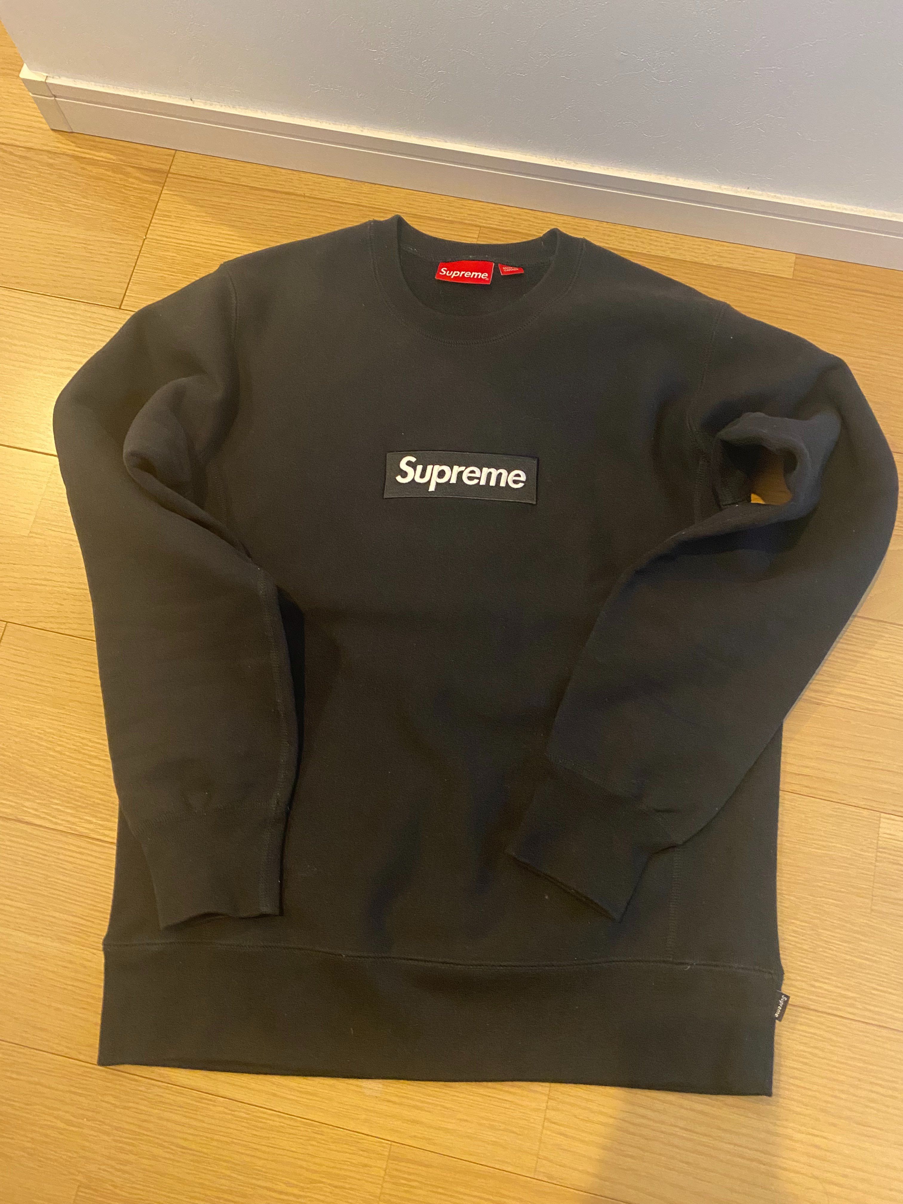 Supreme Box Logo Crewneck "Black" (15FW)