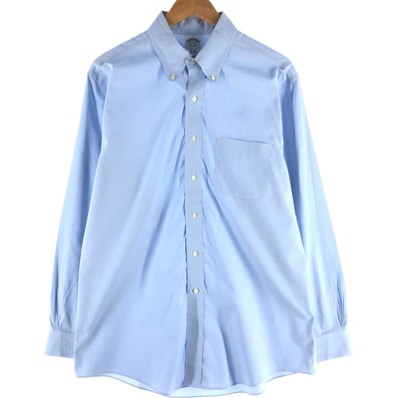 古着 ブルックスブラザーズ Brooks Brothers Est.1818 長袖 ボタンダウンシャツ メンズL相当/eaa543559
