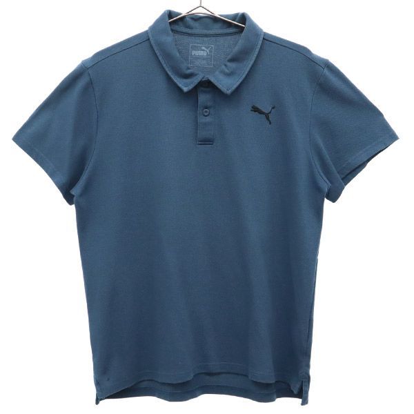PUMA プーマ 刺繍 半袖 ポロシャツ S