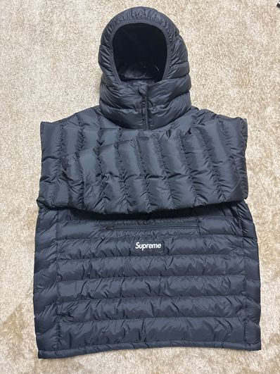 Supreme Micro Down Half Zip Hooded Pullover "Black" (24FW)