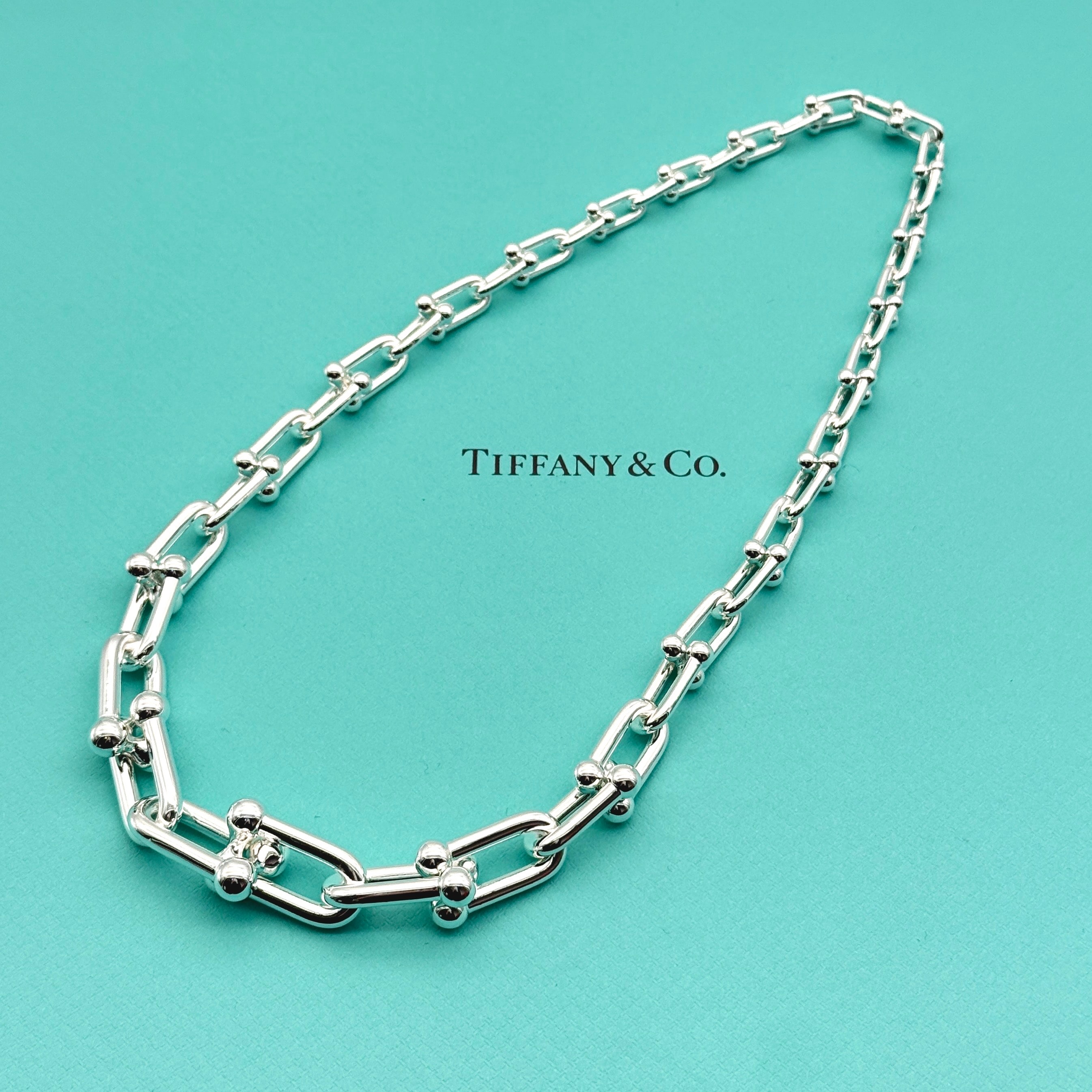 Tiffany & Co. HardWear Graduated Link Necklace "Silver"