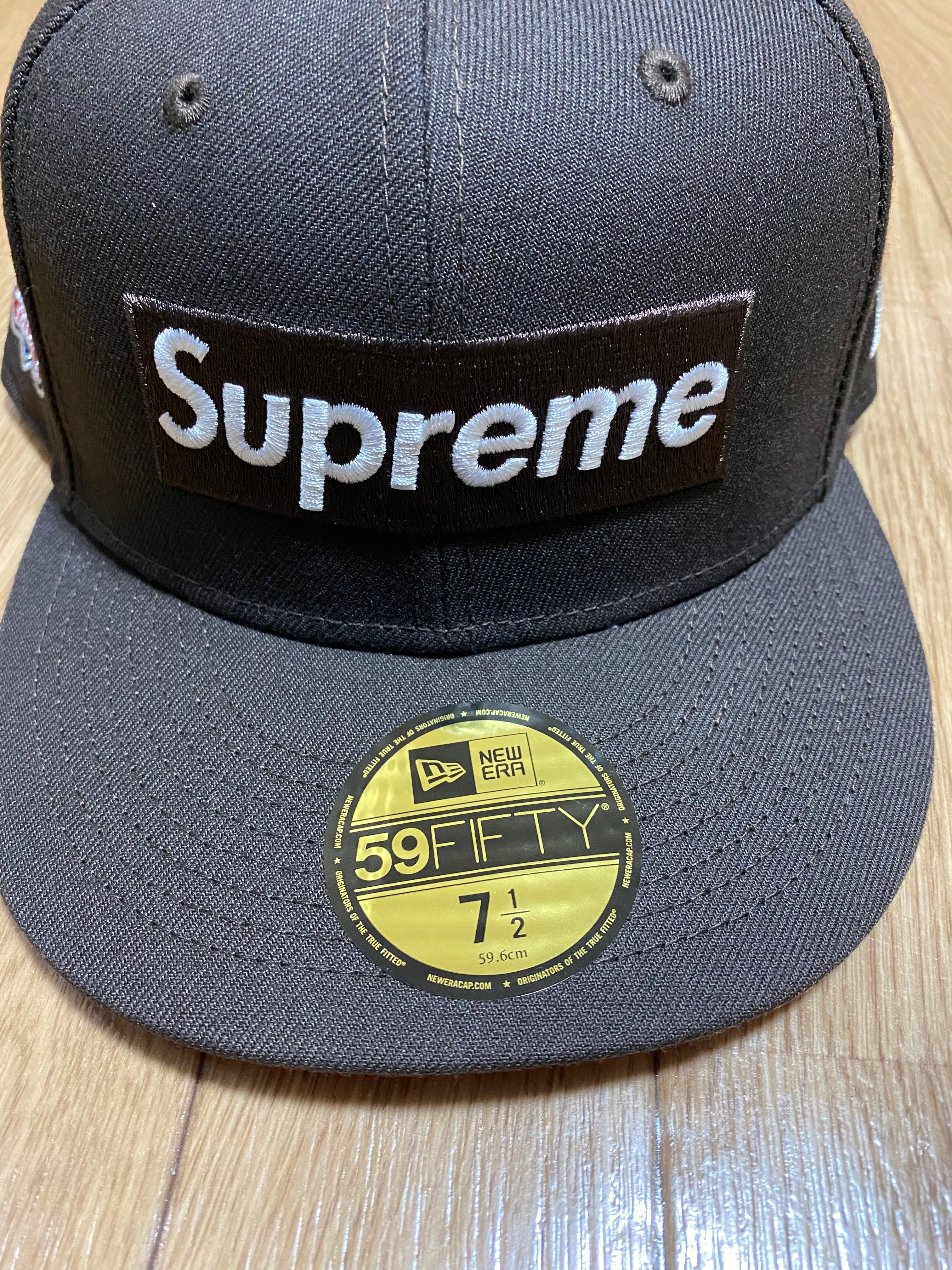 Supreme No Comp Box Logo New Era "Brown"