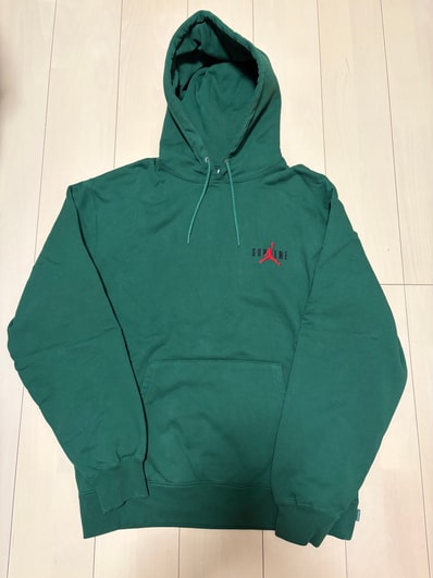 Supreme x Jordan Hooded Sweatshirt "Green"