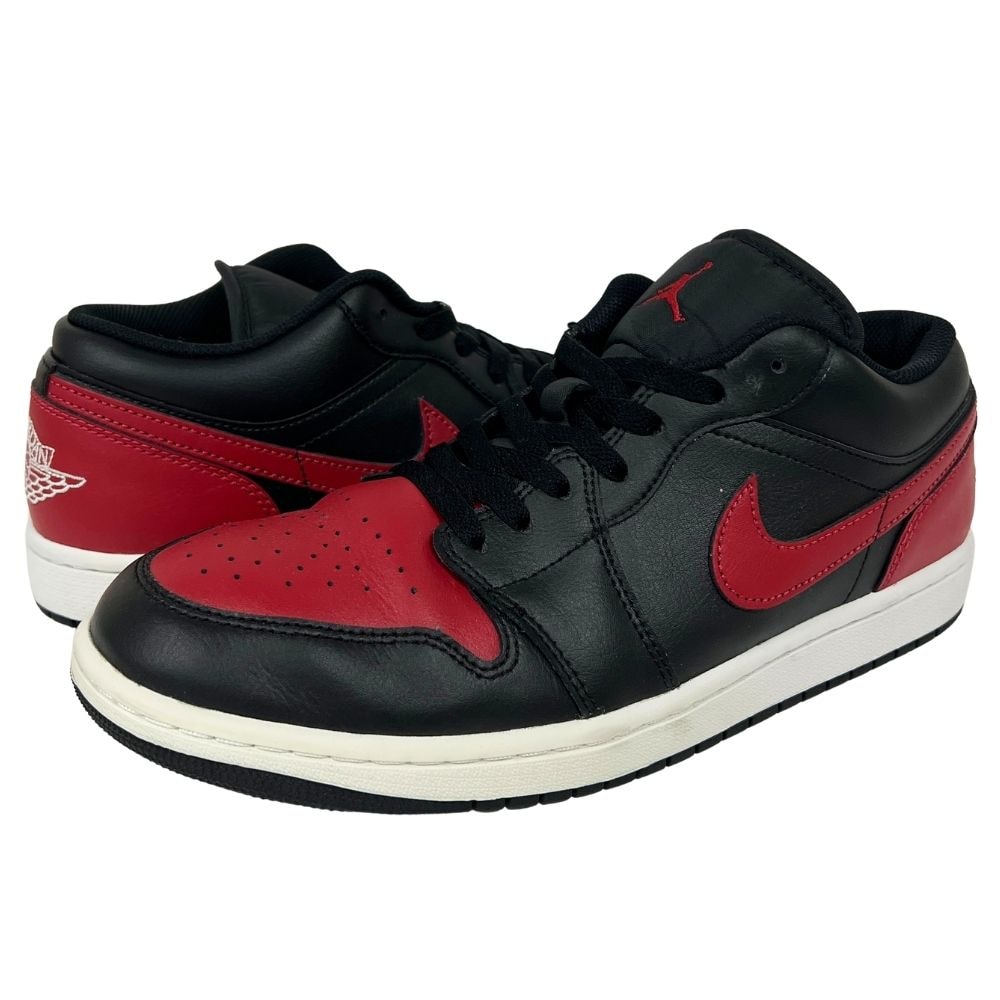 NIKE ナイキ 553558-067 AIR JORDAN 1 LOW BRED エアジョーダン スニーカー US10=28cm 56650