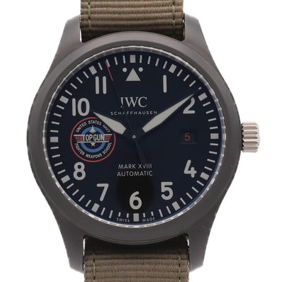 IWC パイロット・ウォッチ・マークXVIII・トップガンSFTI"" IW324712 セラミック 自動巻