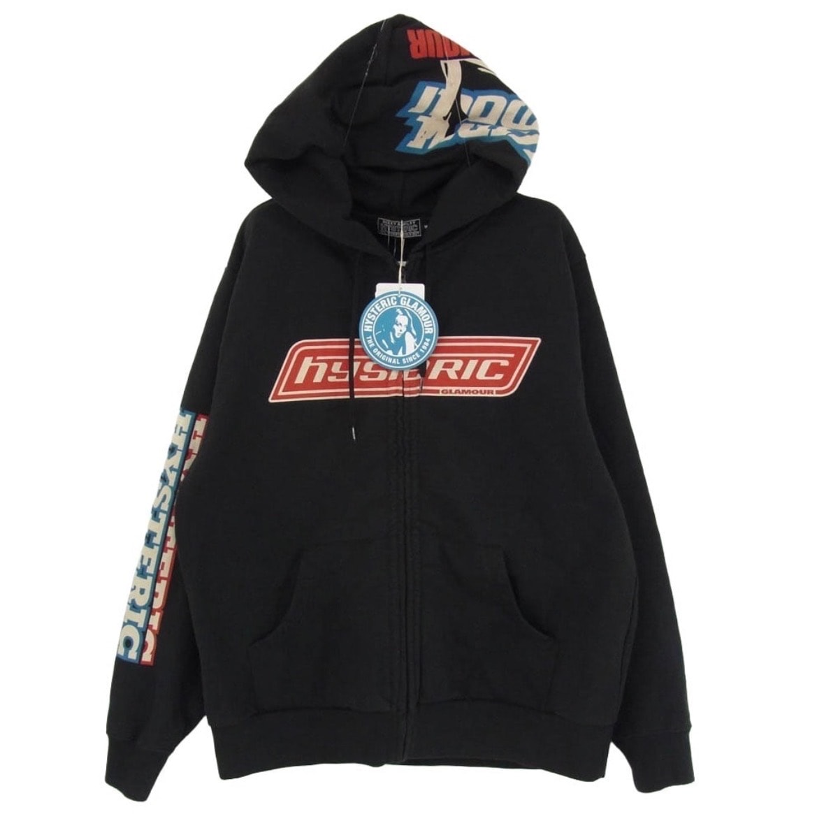 HYSTERIC GLAMOUR HG Box Logo Hoodie "Black"