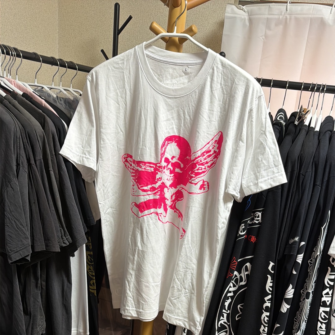 安い お 店 新品未使用 新作 クロムハーツ FOTI マルチカラーTシャツ 白