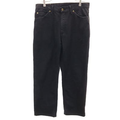 Lee リー SANFORIZED 日本製 ストレートデニムパンツ w33 ブラック系