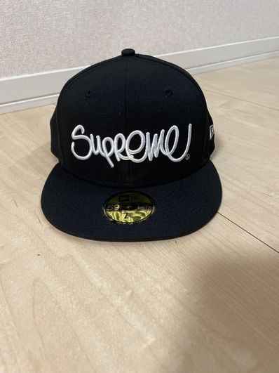 Supreme Handstyle New Era "Black"