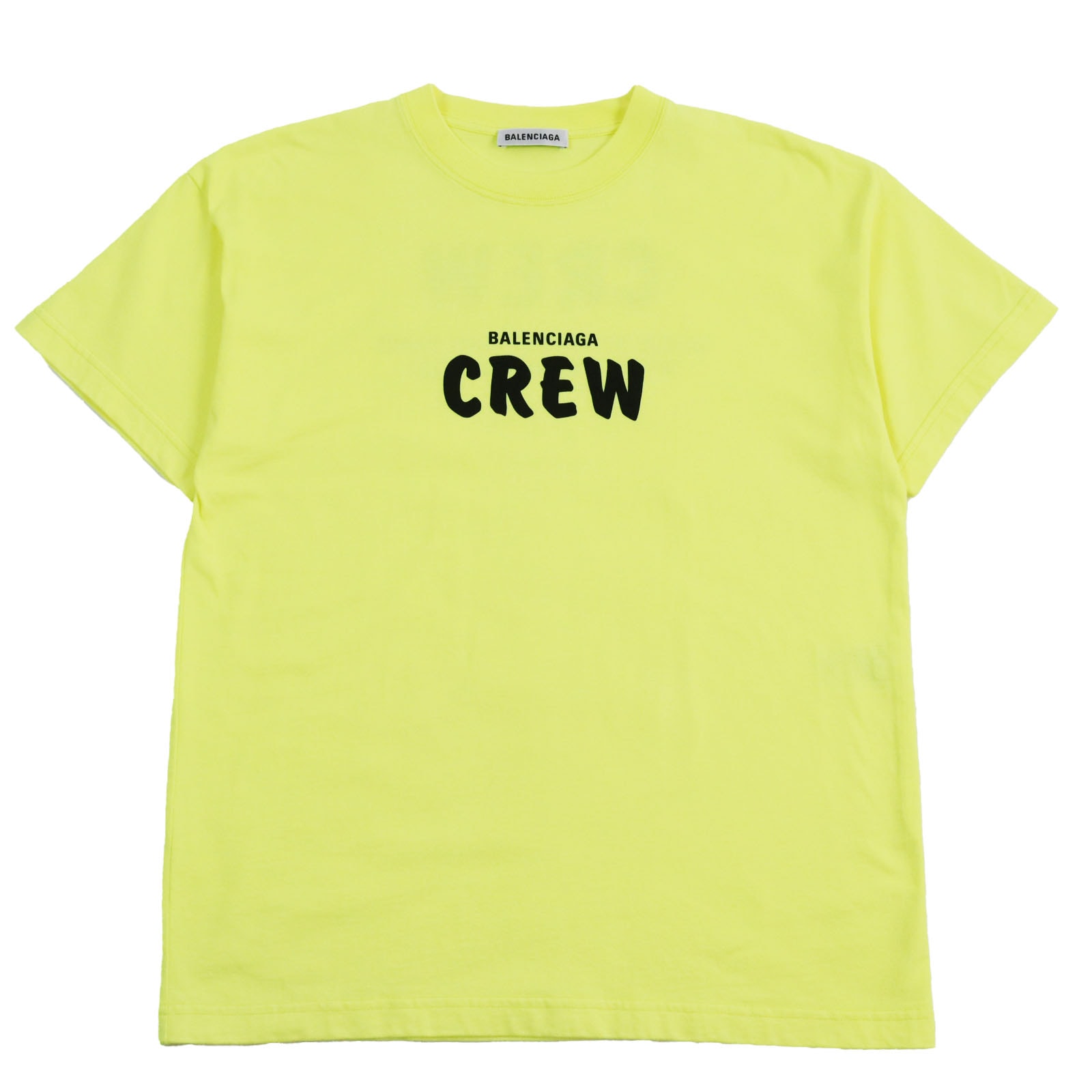 BALENCIAGA Crew Logo T-Shirt "Yellow"