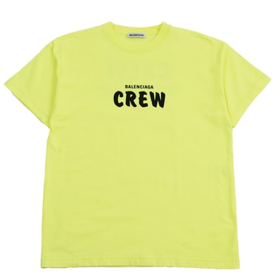 BALENCIAGA Crew Logo T-Shirt "Yellow"