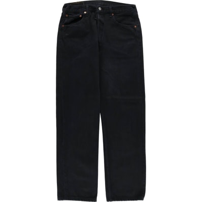 古着 リーバイス Levi's 501 ユーロモデル ブラックデニム ストレートデニムパンツ メンズw31相当/eaa597514
