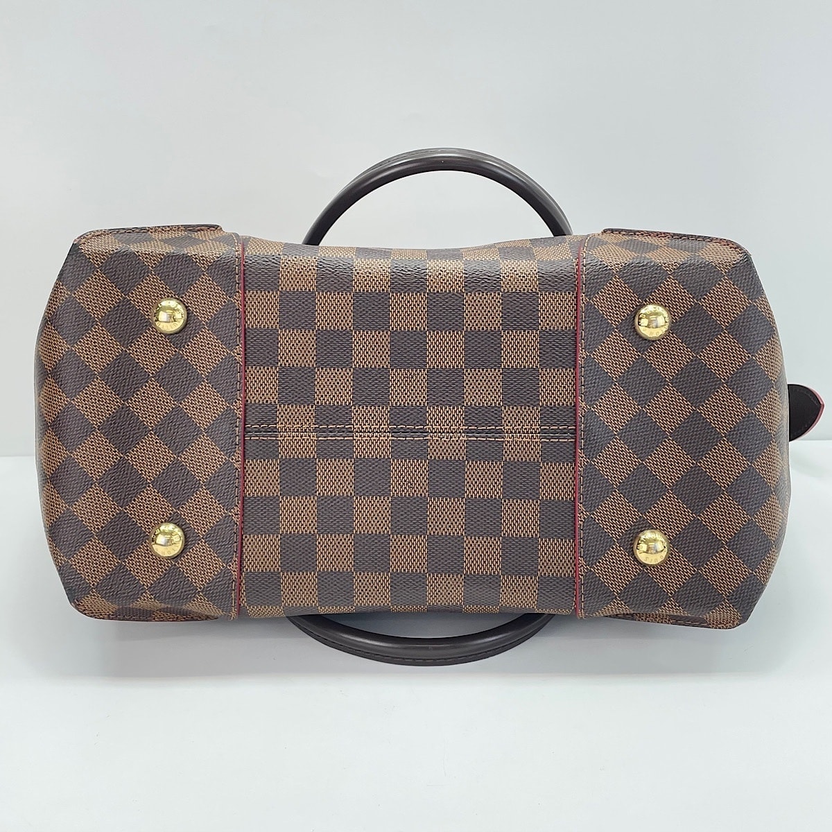 C (やや傷や汚れあり)】ヴィトン LV ダミエ カイサトート MM トート