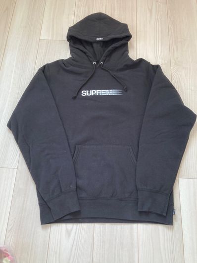 Supreme Motion Logo Hooded Sweatshirt "Black" (20SS)