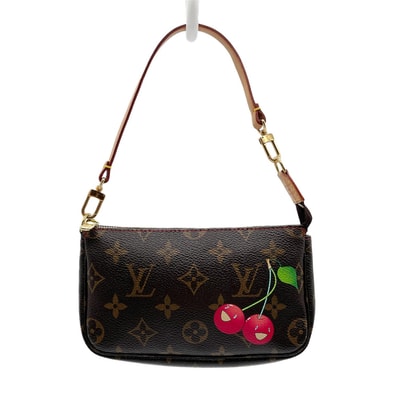LOUIS VUITTON ルイ・ヴィトン ポシェットアクセソワール モノグラム・チェリー ハンドバッグ
村上隆コラボ M95008 PVC ブラウン レディース
【中古】