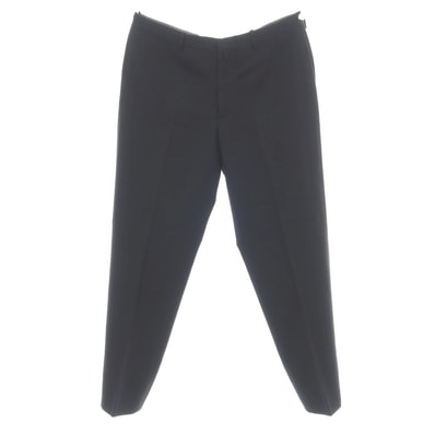 【中古】ジルサンダー JIL SANDER ウール ドレススラックスパンツ ブラック【サイズ50】【メンズ】