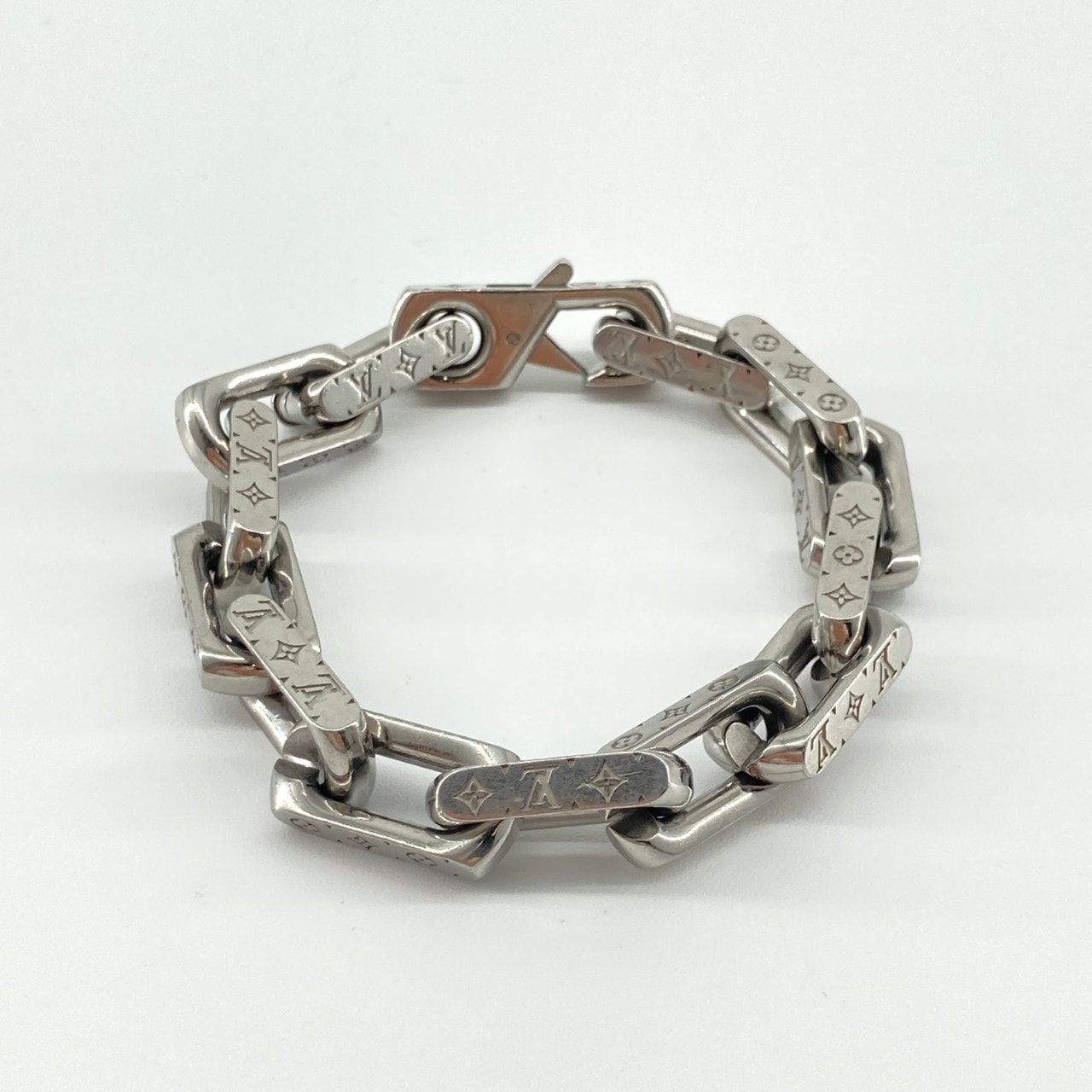 LOUIS VUITTON(ルイ・ヴィトン) チェーン モノグラム M00308 ブレスレット シルバー