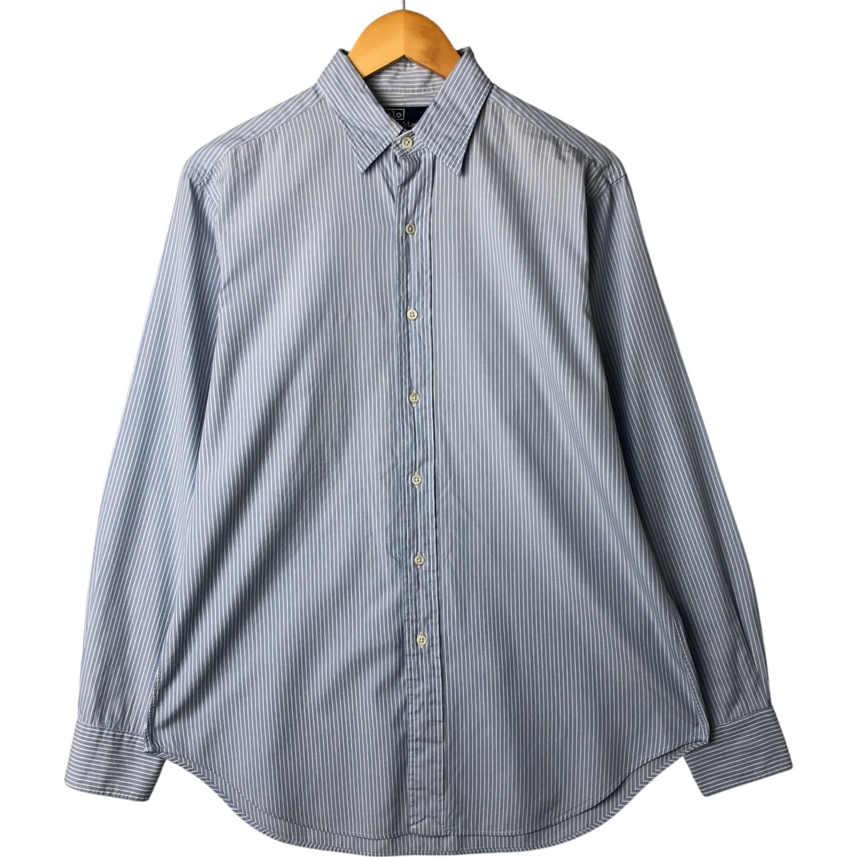 古着 ラルフローレン Ralph Lauren Polo by Ralph Lauren 長袖 ボタンダウンストライプシャツ メンズM相当/eaa563143
