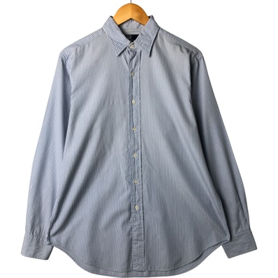 古着 ラルフローレン Ralph Lauren Polo by Ralph Lauren 長袖 ボタンダウンストライプシャツ メンズM相当/eaa563143