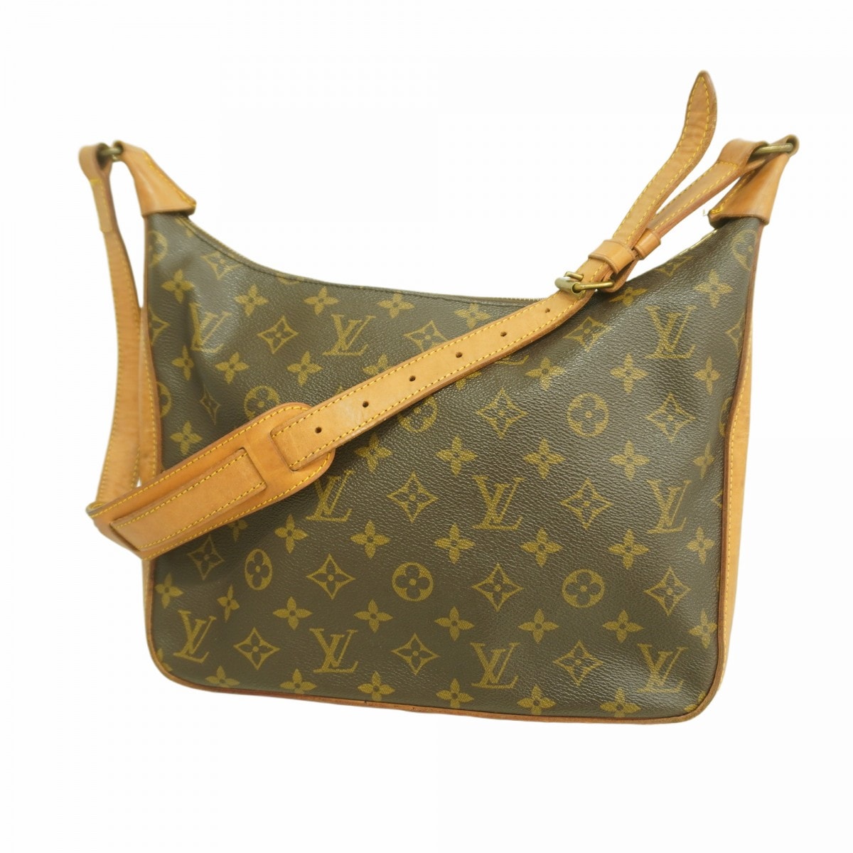 【6dd5121】ルイヴィトン ショルダーバッグ モノグラム ブローニュ30 M51265 ブラウン 旧型【中古】レディース