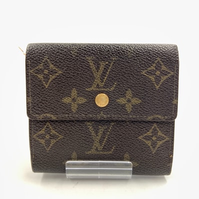 〇〇LOUIS VUITTON ルイヴィトン モノグラム ポルトフォイユ エリーズ 三つ折り財布 短財布 M61654 ブラウン 現状渡し ジャンク品