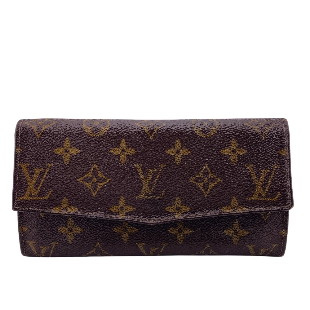 ルイヴィトン LOUIS VUITTON 長財布 モノグラム ヴィンテージ ブラウン