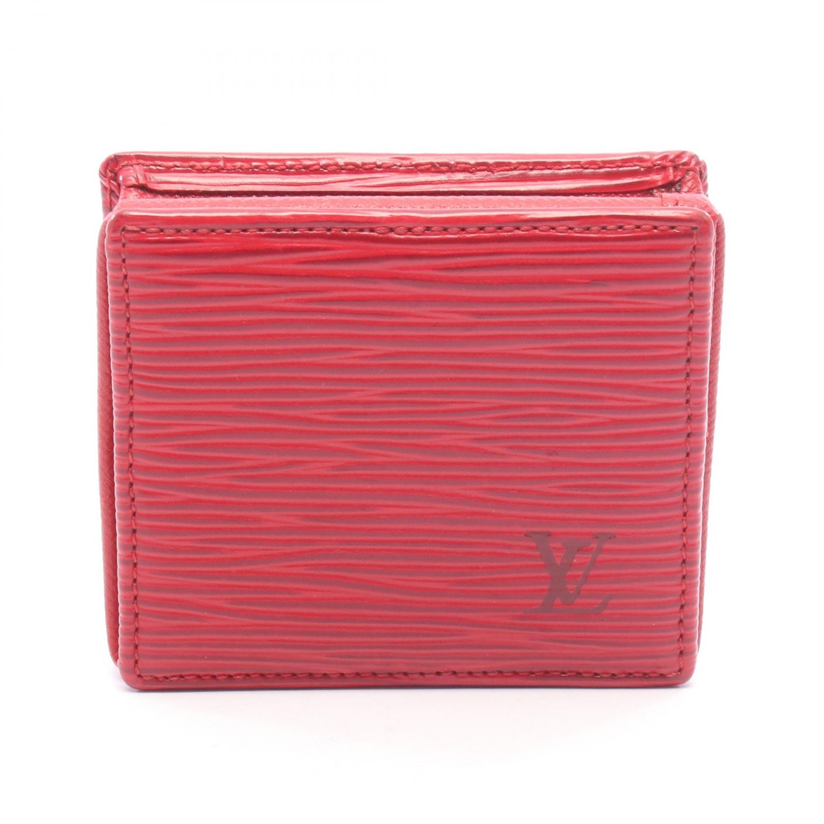 ルイ・ヴィトン LOUIS VUITTON ポルトモネ ボワット コインケース 財布 レザー エピ カスティリアンレッド レディース レッド系 M63697 【中古】