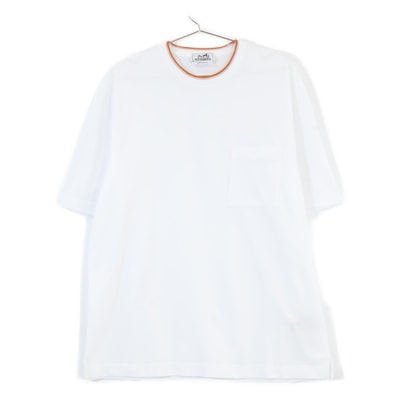 エルメス 新品同様 467990HA サドルステッチ コットン L